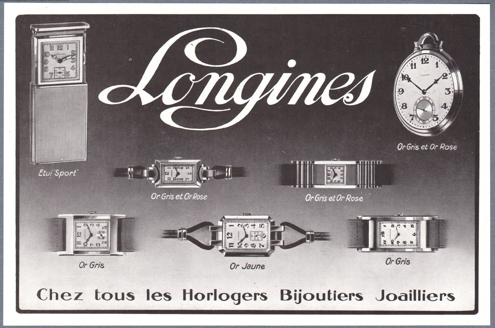 #5664 Longines open face 1952 presentation pocket watch - A Trebor's ...