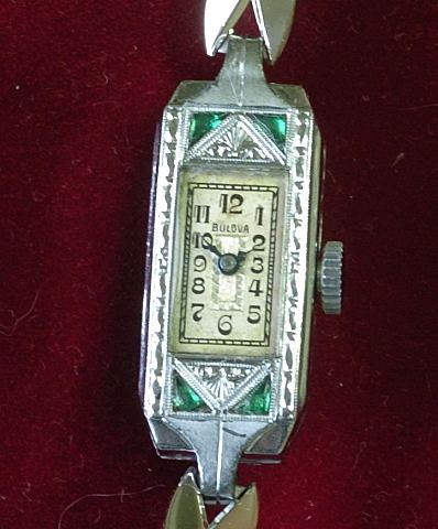 bulova art deco ladies watch