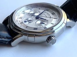 #5897 Raymond Weil Maestro Phase de Lune Semainier moonphase calendar watch